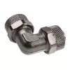Adapter 90° 13/10mm į 13/10mm – nikelio juodos spalvos
