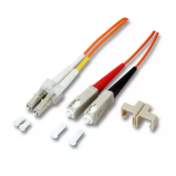 EFB-Elektronik ECOFIBER Duplex Jumper LC-SC 50/125 µm OM2 LSZH Orange 2.0 mm 3 m