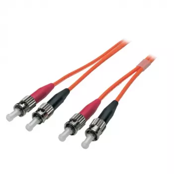 EFB Elektronik Duplex Jumper ST-ST 50/125µm OM2 LSZH Orange 3.0mm 10m