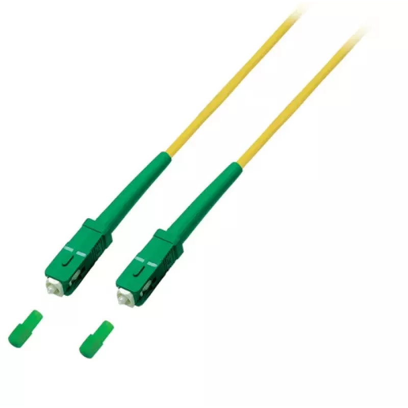 EFB Elektronik Simplex šviesolaidžio jungiamasis laidas SC/APC-SC/APC OS2, 3 m, geltonas