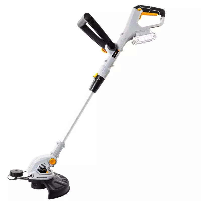 BATAVIA 18V belaidis žoliapjovės pjoviklis 250 mm 2-in-1 su špagatu ir peiliukais