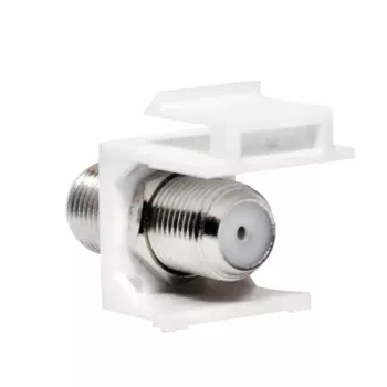 LogiLink Keystone In-Line Coupler F Socket to F Socket 75 Ohm Baltas