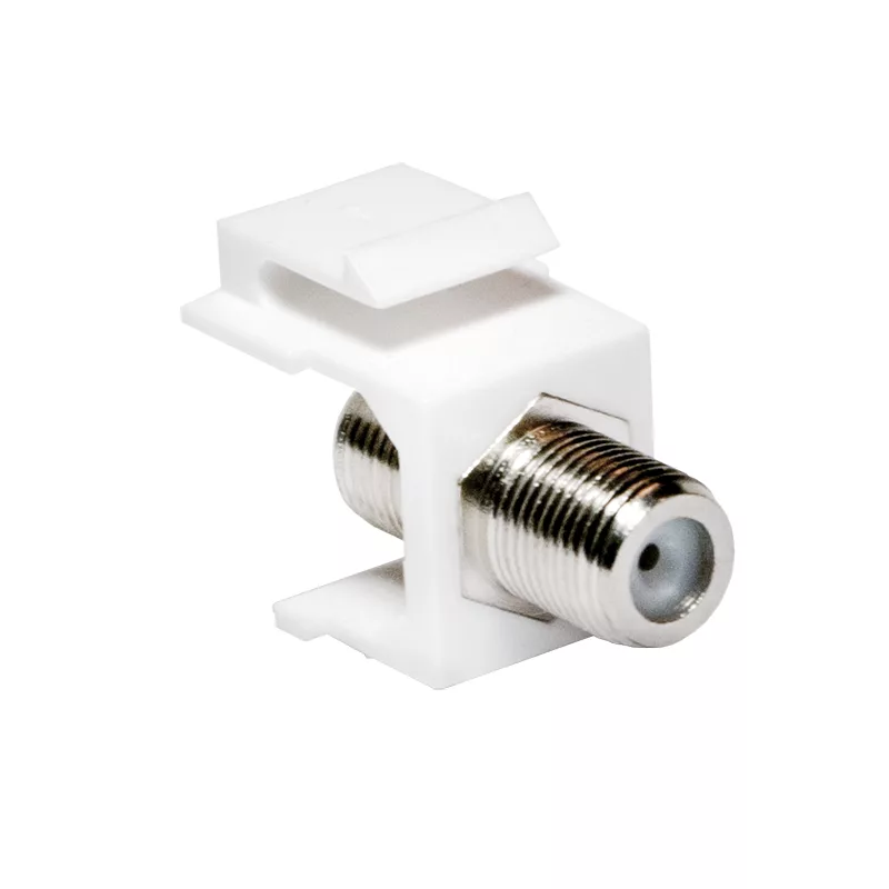 LogiLink Keystone In-Line Coupler F Socket to F Socket 75 Ohm Baltas