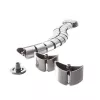 LogiLink KAB0064 lankstus vertikalus kabelių organizatorius, metalinis, 72 cm, sidabrinis