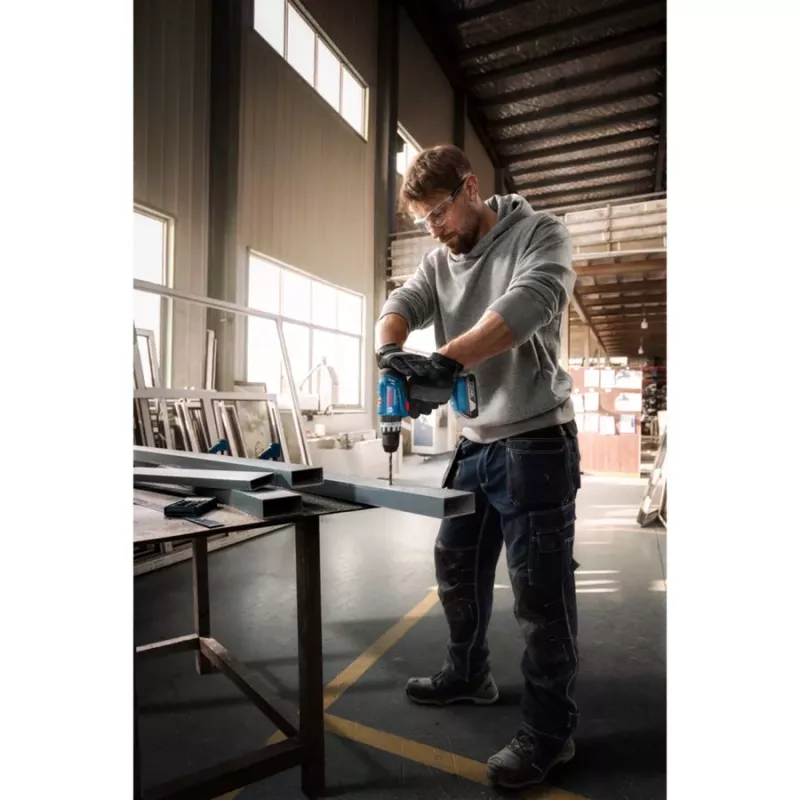 Bosch GSB 18V-25 Professional belaidis smūginis gręžtuvas/suktuvas, 18 V, mėlyna/juoda, be akumuliatoriaus