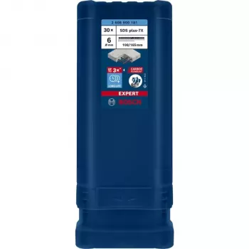 BOSCH EXPERT SDS plus-7X Gręžtuvas betonui 6mm 100mm darbinis ilgis 30 vnt. rinkinys