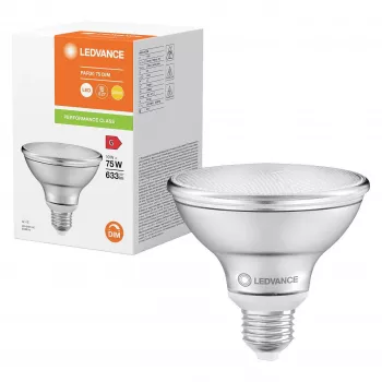 OSRAM PAR30 7,5W 75W Equivalent LED Reflector Lamp Dimmable 10W 633lm 2700K Warm White E27 36° Beam Angle