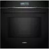SIEMENS HM736GAB1 iQ700 įmontuojama orkaitė su mikrobangų krosnele, juoda, 60 cm, Home Connect