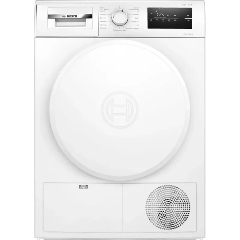 Bosch WTH8300LSN Šilumos siurblio džiovyklė, 7 kg, A++ energijos klasė, balta