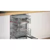 BOSCH SMI6ECS12E Serie 6 Pusiau Integruojama Indaplovė (Šlifuotas Nerūdijantis Plienas, 60 cm, Home Connect)