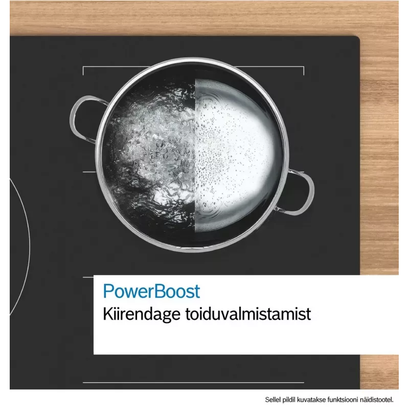 Bosch PIE61ABB5E Indukcinė kaitlentė 4 zonos TouchSelect juoda
