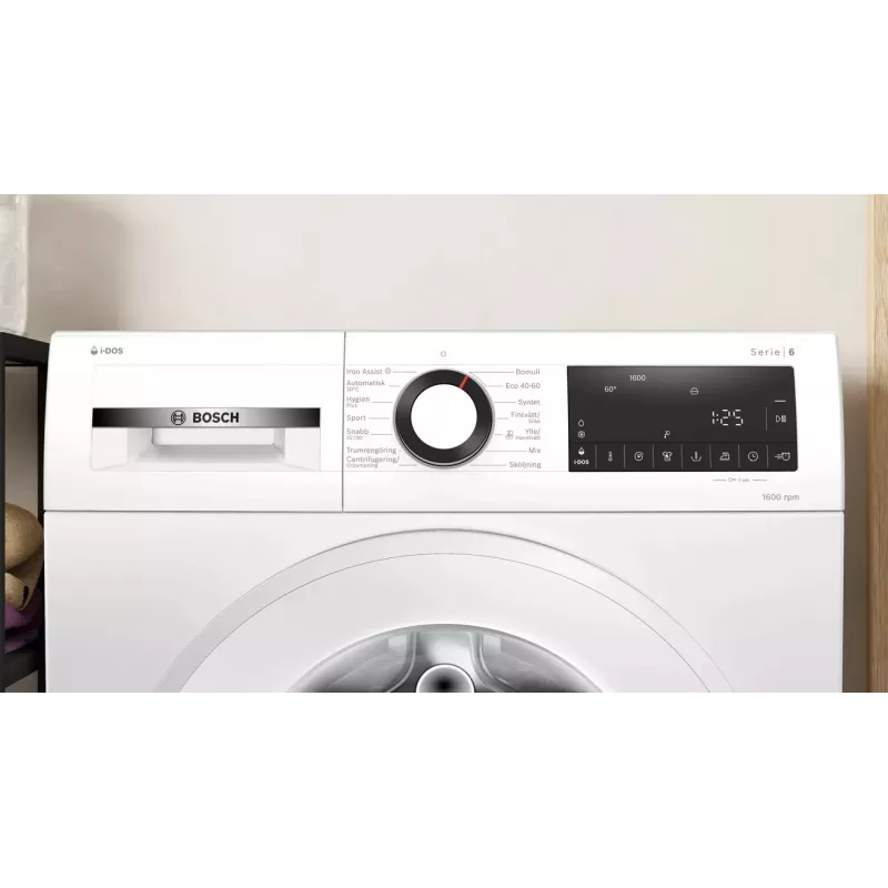 Bosch WGG256FLSN laisvai pastatoma skalbyklė su priekiniu pakrovimu, 10 kg, 1600 aps./min., A energijos klasė, balta