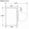 Bosch WGG256FLSN laisvai pastatoma skalbyklė su priekiniu pakrovimu, 10 kg, 1600 aps./min., A energijos klasė, balta