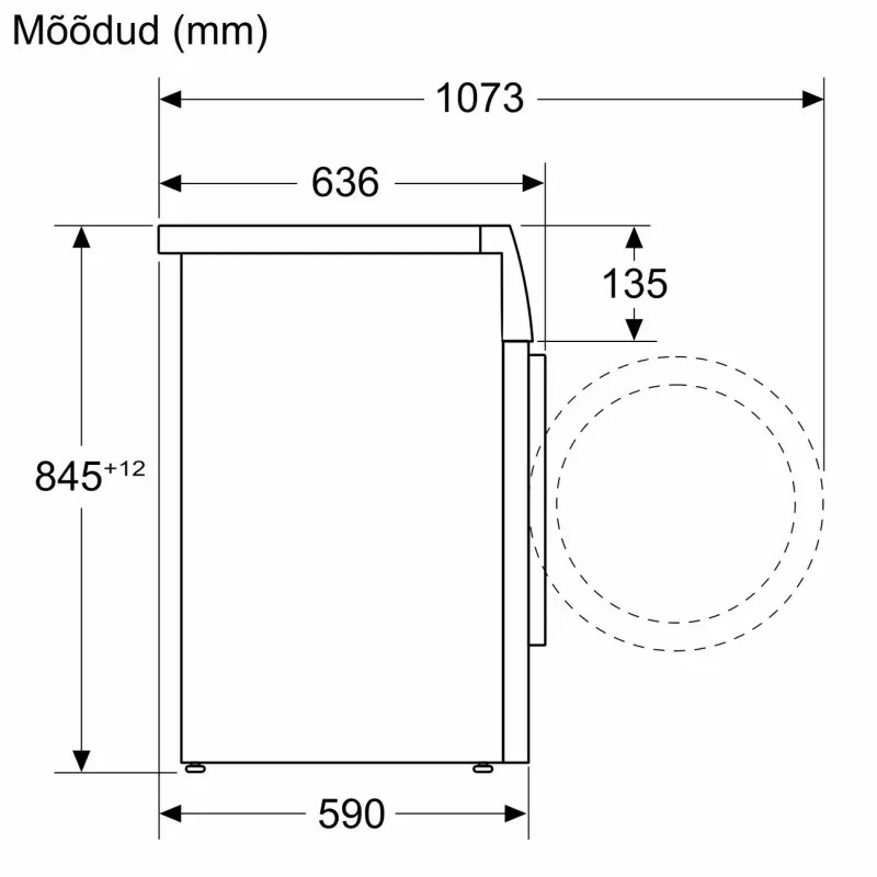 Bosch WGG256FLSN laisvai pastatoma skalbyklė su priekiniu pakrovimu, 10 kg, 1600 aps./min., A energijos klasė, balta