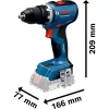 BOSCH Professional 18V kombinuotas rinkinys: plaktukinis grąžtas GBH 18V-22 + sukamasis grąžtas-suktuvas GSR 18V-65 + smūginis veržliasukis GDX 18V-285 (mėlyna/juoda, 3x 5.0Ah Li-Ion akumuliatoriai, dėklas įrankiams)