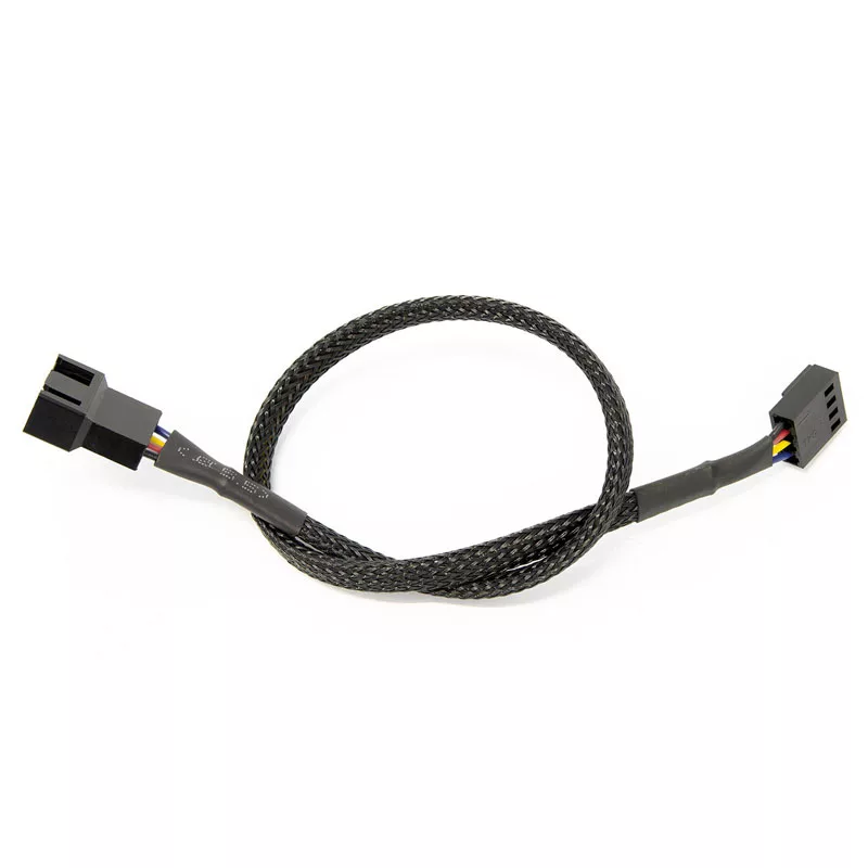 Watercool 4-Pin PWM ilginimo laidas, juodas - 30cm