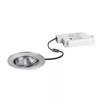 BRUMBERG DAMITA LED Įleidžiamas Prožektorius Rinkinys Apvalus Aliuminis 6W 230V IP65 Sukiojamas Fazinis Dimmable 3000K