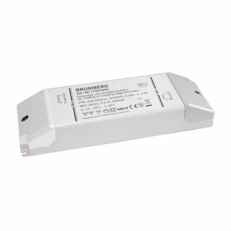 Brumberg 17231000 LED maitinimo šaltinis 75W 24V DC baltas
