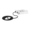 Brumberg 39363183 BB03 Apvalus įleidžiamas LED prožektorius, 6W, 230V, sukamasis, juodas, 3000K, fazinis reguliavimas