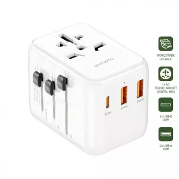 4SMARTS Nomad World Travel Adapter 20W