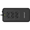 Bluewalker PowerWalker VFD 800 APFC UPS - 800 VA / 420 W - 6 Schuko Outlets - Black
