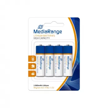 MEDIARANGE MRBAT154 Lithium AA Battery 1,5V 4-Pack
