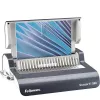 Fellowes Quasar-E 500 elektrinis kombinuotas segtuvas, 20 lapų perforatorius, 500 lapų segimo talpa, A4, 21 stačiakampė skylė, reguliuojama paraštė, metalinis/plastikinis korpusas, didelis atliekų dėklas