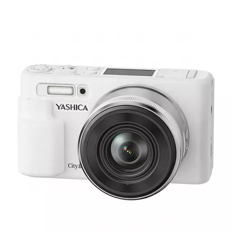 Yashica City 200 White vienkartinė kamera su 27 kadrais