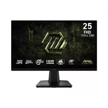 MSI MAG 256F E2 24.5 inch Full HD Rapid IPS Gaming Monitor - 180Hz, 1ms, FreeSync Premium