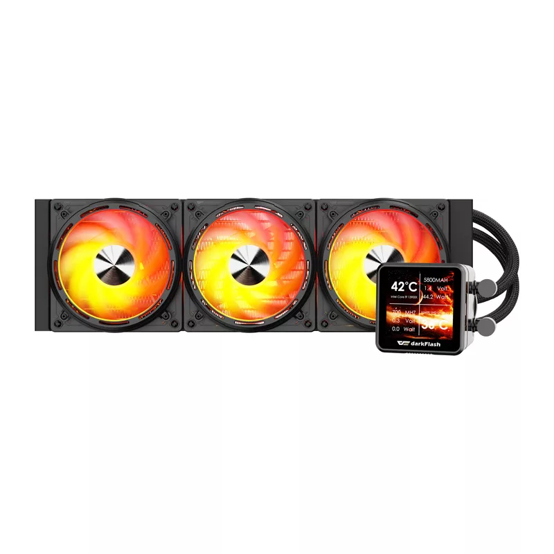 Darkflash DE360 CPU vandeninis aušinimas, juodas