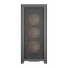 DarkFlash AIRNOVA Big Tower kompiuterio korpusas, E-ATX, 3 x 120 mm ventiliatoriai, USB-C Gen2, juodas