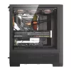 DarkFlash AIRNOVA Big Tower kompiuterio korpusas, E-ATX, 3 x 120 mm ventiliatoriai, USB-C Gen2, juodas