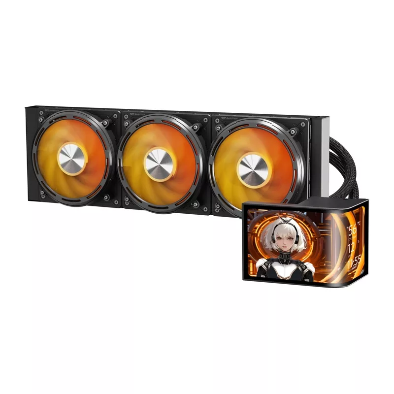 DarkFlash UV360 CPU Cooler (Black) - 360mm AIO Liquid Cooler su ARGB