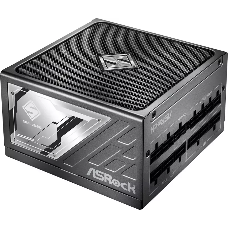 ASRock Steel Legend SL-850P 850W ATX 80+ Platinum Fully Modular maitinimo blokas