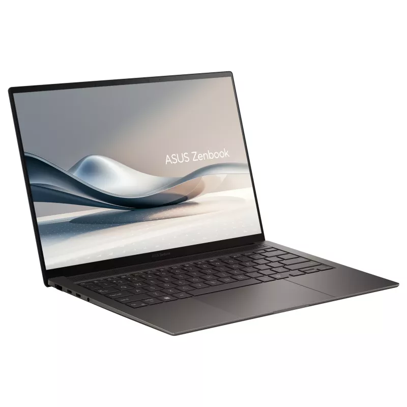 ASUS Zenbook S14 UX5406SA-PV528W verslo nešiojamas kompiuteris, Intel Core Ultra 7 258V, 14 colių 2.8K, 32GB LPDDR5X, 1TB SSD, Windows 11 Home, vokiška QWERTZ klaviatūra