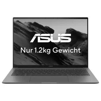 ASUS Zenbook S14 UX5406AA-SU207W Copilot+ PC nešiojamas kompiuteris, 14 colių 3K OLED jutiklinis 120Hz, Intel Core Ultra 9 386H, 32GB LPDDR5x, 1TB SSD, Windows 11 Home, vokiška QWERTZ klaviatūra
