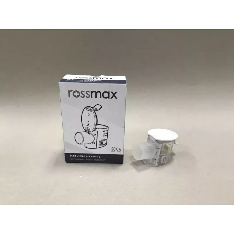 ROSSMAX NC200 CUP Vibrating Mesh Nebulizer with Medication Cup, Mouthpiece, Adult Mask, Child Mask, Carry Bag