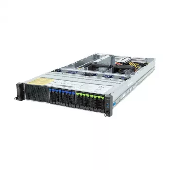 GIGABYTE R283-ZF1-AAL1 Rev. 3.x 2U Rack Server Barebone, Dual Socket SP5, AMD EPYC 9004, 24x DDR5, 24x 2,5 inch Hot-Swap, 2x 1600W PSU