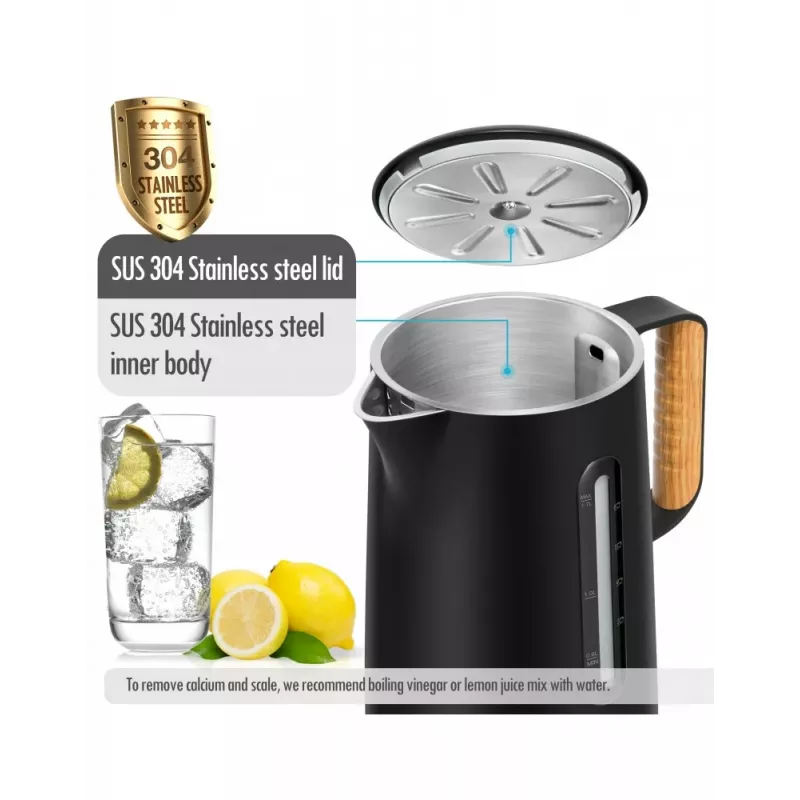 ForMe FKG-852 belaidis elektrinis virdulys 1,7 l baltas