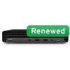 HP Renewed EliteDesk 800 G6 stalinis kompiuteris, Intel Core i5-10500T, 8GB RAM, 256GB SSD, Intel UHD Graphics 630, Windows 11 Pro, B klasė
