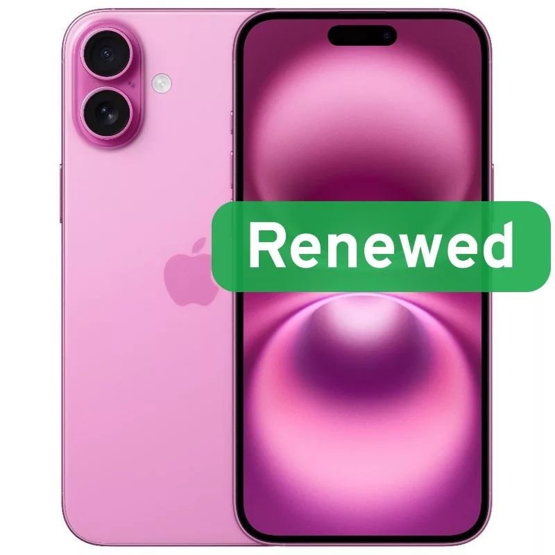 Apple Renewed Grade B iPhone 16 Plus 128 GB Pink