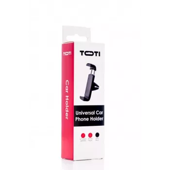 SEEK TOTI Mini Automobilinis Telefono Laikiklis ant Ortakio, Juodas