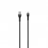 SEEK TOTI USB-A į Lightning 2m Pintas Laidas 2A (Ne MFI) Juodas