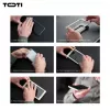TOTI PREMIUM PREMIUM Grūdinto stiklo 3D ekrano apsauga Full Cover, skirta Samsung Galaxy S24+/S25+