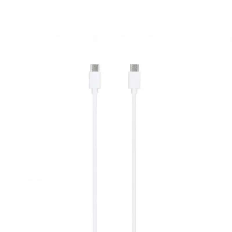 SEEK TOTI 20W Type-C PD sieninis greitasis įkroviklis su Type-C į Type-C 1 m PVC duomenų kabeliu 3A, baltas