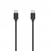 SEEK TOTI 20W Type-C PD sieninis greitasis įkroviklis su USB-C į USB-C, 1 m PVC duomenų kabeliu 3A, juodas