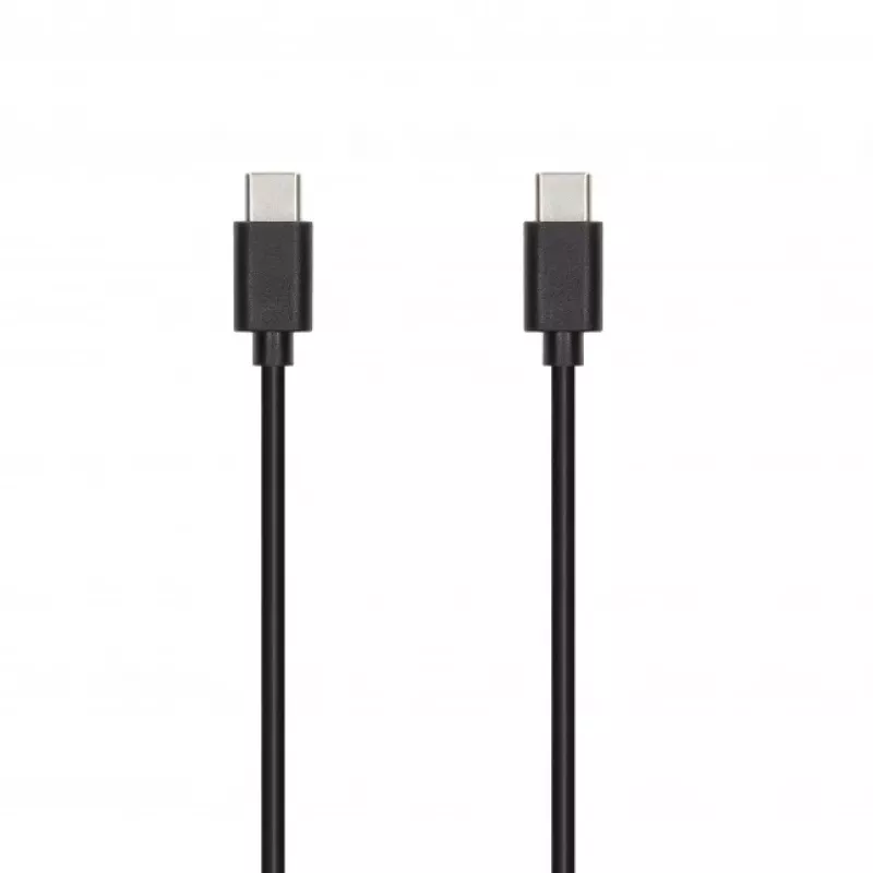 SEEK TOTI 20W Type-C PD sieninis greitasis įkroviklis su USB-C į USB-C, 1 m PVC duomenų kabeliu 3A, juodas
