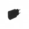 SEEK TOTI 20W Type-C PD sieninis greitasis įkroviklis su USB-C į USB-C, 1 m PVC duomenų kabeliu 3A, juodas