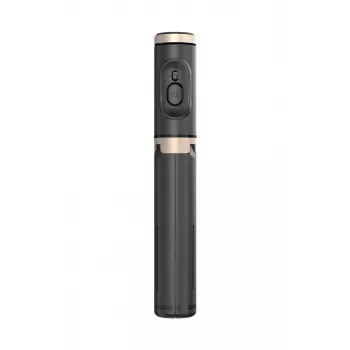 SEEK TOTI Selfie Stick su Paslėptu Dizainu Stabilus Tripodas Q12, Juodas