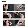 TOTI PREMIUM PREMIUM Grūdinto stiklo ekrano apsauga 3D Full Cover, skirta Apple iPhone 16 Pro
